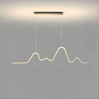 ZOWALA - Stylish Wavy and Globe Kitchen Island Pendant Light Image - 12