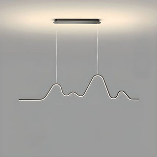 ZOWALA - Stylish Wavy and Globe Kitchen Island Pendant Light Image - 13