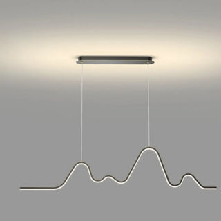 ZOWALA - Stylish Wavy and Globe Kitchen Island Pendant Light Image - 15