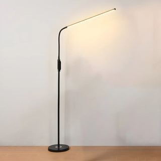 Adjustable Minimalist Linear LED Reading Floor Lamp Zawala Image - 1