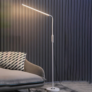 Adjustable Minimalist Linear LED Reading Floor Lamp Zawala Image - 11