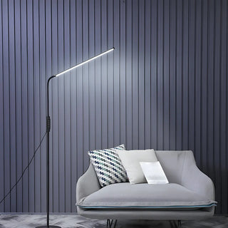 Adjustable Minimalist Linear LED Reading Floor Lamp Zawala Image - 15