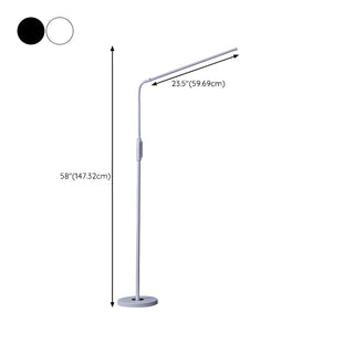 Adjustable Minimalist Linear LED Reading Floor Lamp Zawala #size