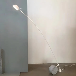 Black Minimalist Weighted Base Arched Floor Lamp Zawala Image - 10