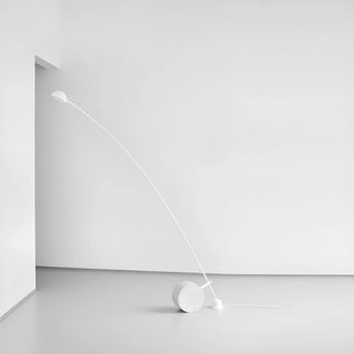 Black Minimalist Weighted Base Arched Floor Lamp Zawala Image - 16