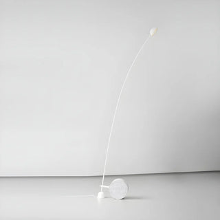 Black Minimalist Weighted Base Arched Floor Lamp Zawala Image - 7