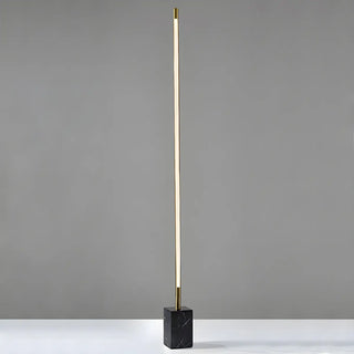 Minimalist Bar Marble Base Living Room LED Floor Lamp Zawala Image - 4