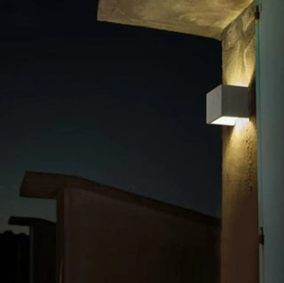 Minimalist Grey Cube Concrete Bi-pin Small Wall Light Zawala Image - 3