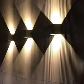 Minimalist Grey Cube Concrete Bi-pin Small Wall Light Zawala Image - 5