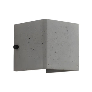 Minimalist Grey Cube Concrete Bi-pin Small Wall Light Zawala Image - 6