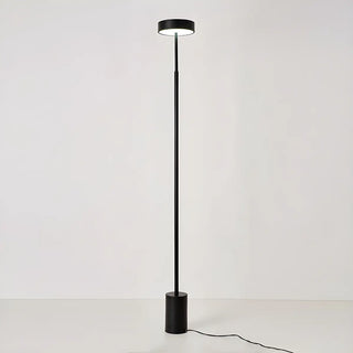 Minimalist LED Cylindrical Base Peak Floor Lamp Zawala Image - 6