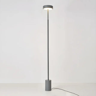 Minimalist LED Cylindrical Base Peak Floor Lamp Zawala Image - 7