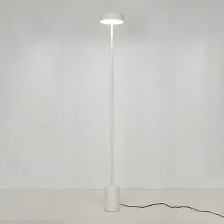 Minimalist LED Cylindrical Base Peak Floor Lamp Zawala Image - 8