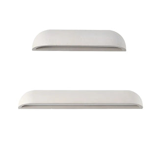 ZOWALA - Minimalist White Dome Metal Outdoor LED Wall Light Image - 10