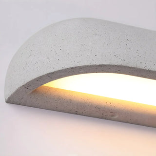 ZOWALA - Minimalist White Dome Metal Outdoor LED Wall Light Image - 14