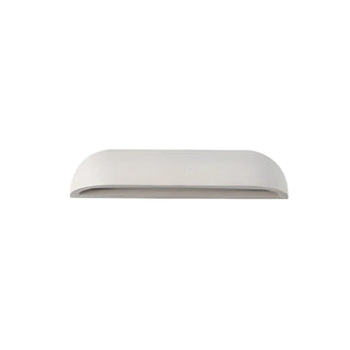 ZOWALA - Minimalist White Dome Metal Outdoor LED Wall Light Image - 8