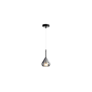 ZOWALA - Minimalist Teardrop Glass Black Small Table Pendant Light Image - 5