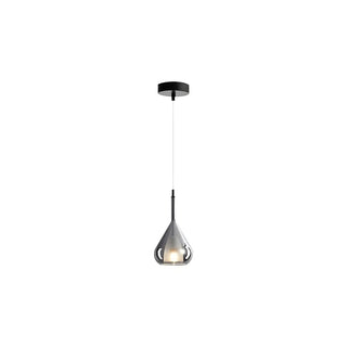 ZOWALA - Minimalist Teardrop Glass Black Small Table Pendant Light Image - 7