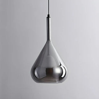 ZOWALA - Minimalist Teardrop Glass Black Small Table Pendant Light Image - 9