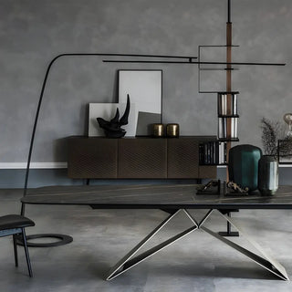 Minimalist Long Linear LED Light Arc Floor Lamp Zawala Image - 4