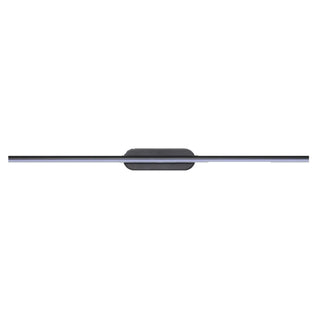 Sleek Minimalist Black Linear LED Vanity Light Zawala Image - 5