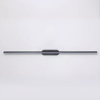 Sleek Minimalist Black Linear LED Vanity Light Zawala Image - 6
