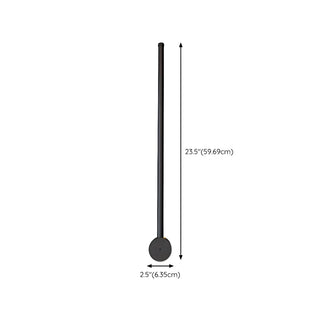 ZOWALA - Minimalist Black Long Linear Metal LED Wall Lights Image - 16