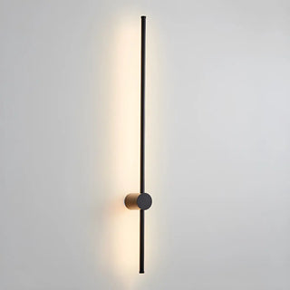ZOWALA - Minimalist Black Long Linear Metal LED Wall Lights Image - 9