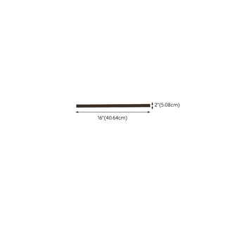 Minimalist Linear Long Outdoor LED Wall Light Black Image - 11
