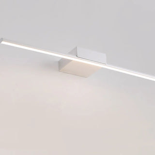 Minimalist White Linear LED Vanity Wall Light Zawala Image - 10