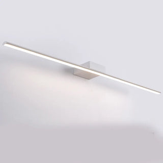 Minimalist White Linear LED Vanity Wall Light Zawala Image - 13