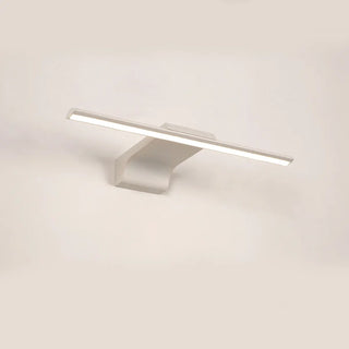 Minimalist White Linear LED Vanity Wall Light Zawala Image - 18