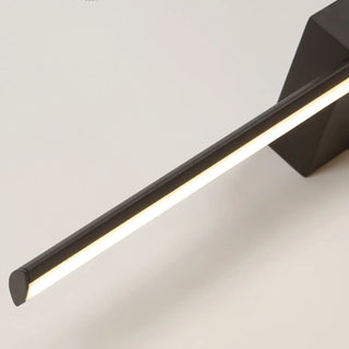 Minimalist White Linear LED Vanity Wall Light Zawala Image - 19