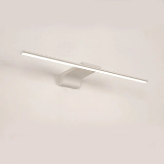 Minimalist White Linear LED Vanity Wall Light Zawala Image - 21