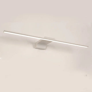 Minimalist White Linear LED Vanity Wall Light Zawala Image - 23