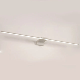 Minimalist White Linear LED Vanity Wall Light Zawala Image - 25