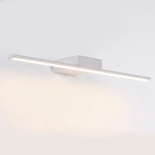 Minimalist White Linear LED Vanity Wall Light Zawala Image - 5