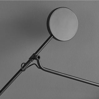 Minimalist Swing Arm Linear Living Room Black Wall Light Image - 4