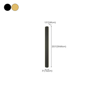 ZOWALA - Minimalist Recessed Gold LED Vanity Wall Light Image - 21