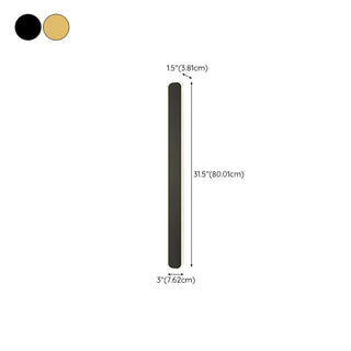 ZOWALA - Minimalist Recessed Gold LED Vanity Wall Light Image - 22