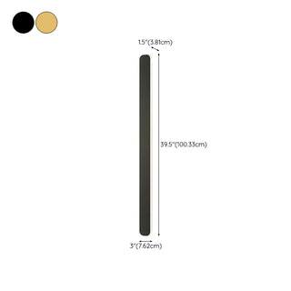 ZOWALA - Minimalist Recessed Gold LED Vanity Wall Light Image - 23