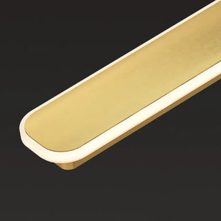 ZOWALA - Minimalist Recessed Gold LED Vanity Wall Light Image - 8