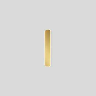ZOWALA - Minimalist Recessed Gold LED Vanity Wall Light Image - 9
