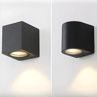Minimalist Black Outdoor Up Down Wall Sconce Light Zawala Image - 10