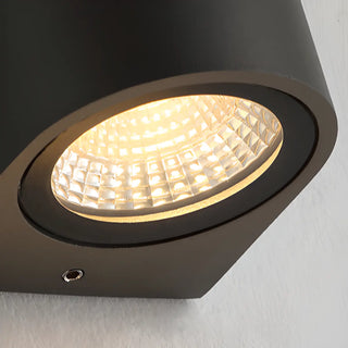 Minimalist Black Outdoor Up Down Wall Sconce Light Zawala Image - 11