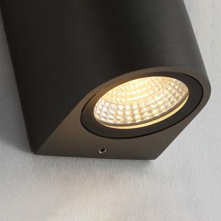 Minimalist Black Outdoor Up Down Wall Sconce Light Zawala Image - 12