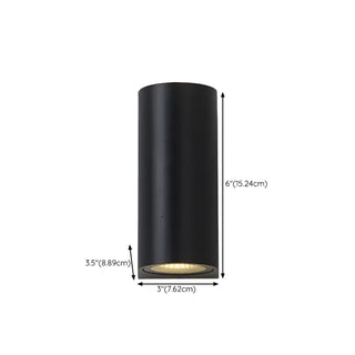 Minimalist Black Outdoor Up Down Wall Sconce Light Zawala Image - 16