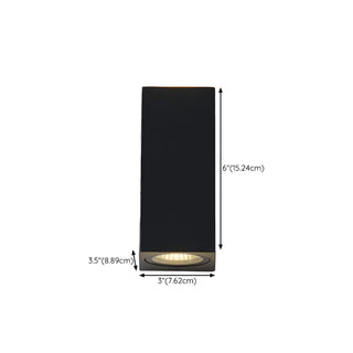 Minimalist Black Outdoor Up Down Wall Sconce Light Zawala Image - 17