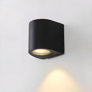 Minimalist Black Outdoor Up Down Wall Sconce Light Zawala Image - 9