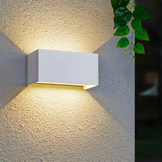 ZOWALA - Minimalist 4-Light Rectangular LED Wall Light Black Image - 6